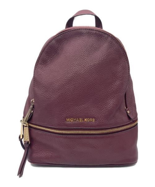MICHAEL KORS（マイケルコース）MICHAEL KORS (マイケルコース) リュック レッドの古着・服飾アイテム