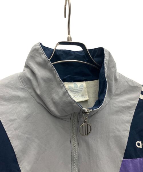 adidas（アディダス）adidas (アディダス) スポーツジャケット ネイビー×パープル サイズ:-の古着・服飾アイテム