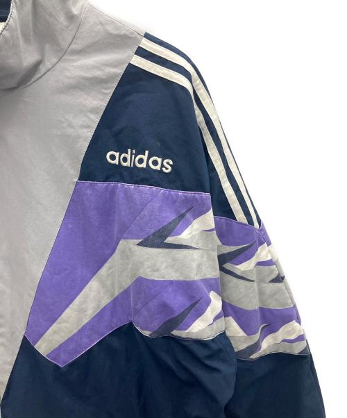 adidas（アディダス）adidas (アディダス) スポーツジャケット ネイビー×パープル サイズ:-の古着・服飾アイテム