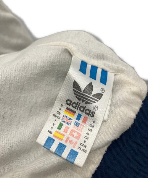 adidas（アディダス）adidas (アディダス) スポーツジャケット ネイビー×パープル サイズ:-の古着・服飾アイテム