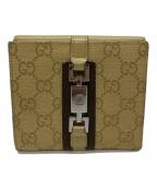 GUCCIグッチ）の古着「2つ折り財布」｜ベージュ