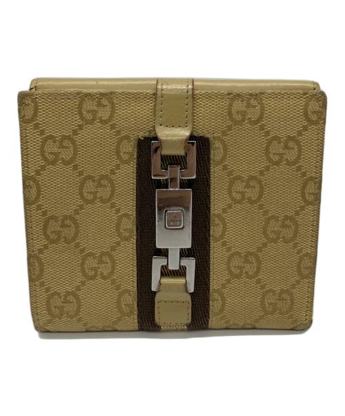 GUCCI（グッチ）GUCCI (グッチ) 2つ折り財布 ベージュの古着・服飾アイテム