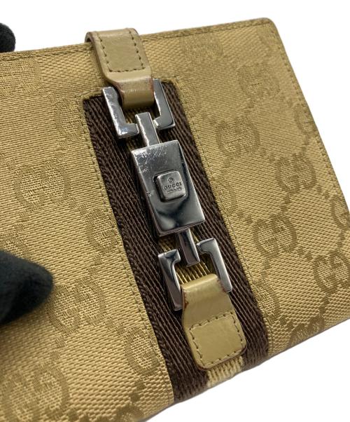 GUCCI（グッチ）GUCCI (グッチ) 2つ折り財布 ベージュの古着・服飾アイテム