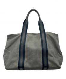 BOTTEGA VENETA（ボッテガベネタ）の古着「ボストンバッグ」｜グレー×ブラック