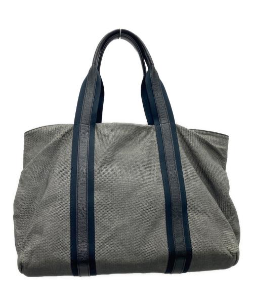 BOTTEGA VENETA（ボッテガベネタ）BOTTEGA VENETA (ボッテガベネタ) ボストンバッグ グレー×ブラックの古着・服飾アイテム