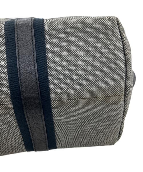 BOTTEGA VENETA（ボッテガベネタ）BOTTEGA VENETA (ボッテガベネタ) ボストンバッグ グレー×ブラックの古着・服飾アイテム