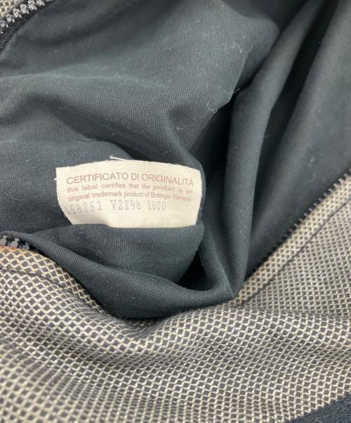 BOTTEGA VENETA（ボッテガベネタ）BOTTEGA VENETA (ボッテガベネタ) ボストンバッグ グレー×ブラックの古着・服飾アイテム