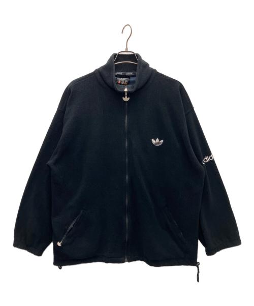 adidas Originals（アディダスオリジナル）adidas originals (アディダスオリジナル) フリースジャケット ブラック サイズ:L~XLの古着・服飾アイテム