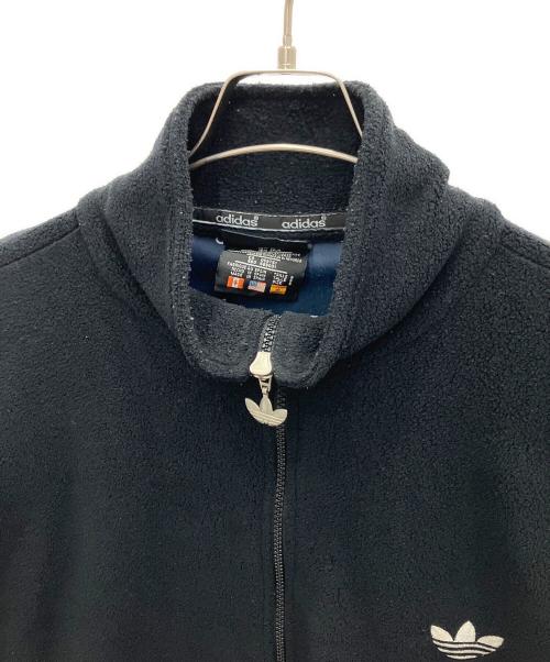 adidas Originals（アディダスオリジナル）adidas originals (アディダスオリジナル) フリースジャケット ブラック サイズ:L~XLの古着・服飾アイテム