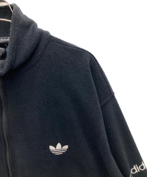 adidas Originals（アディダスオリジナル）adidas originals (アディダスオリジナル) フリースジャケット ブラック サイズ:L~XLの古着・服飾アイテム