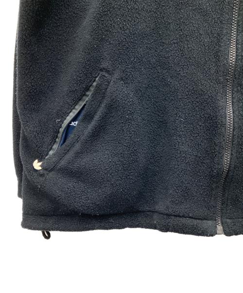 adidas Originals（アディダスオリジナル）adidas originals (アディダスオリジナル) フリースジャケット ブラック サイズ:L~XLの古着・服飾アイテム