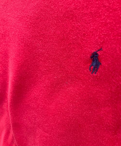 POLO RALPH LAUREN（ポロ・ラルフローレン）POLO RALPH LAUREN (ポロ・ラルフローレン) 裏起毛スウェット レッド サイズ:Mの古着・服飾アイテム