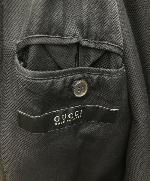 GUCCI（グッチ）GUCCI (グッチ) ウールバーボンジャケット ブラック サイズ:SIZE48の古着・服飾アイテム