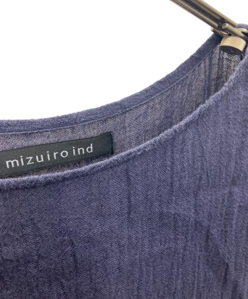 mizuiro-ind（ミズイロインド）mizuiro-ind (ミズイロインド) 半袖ワンピース ネイビー サイズ:SIZEFREEの古着・服飾アイテム