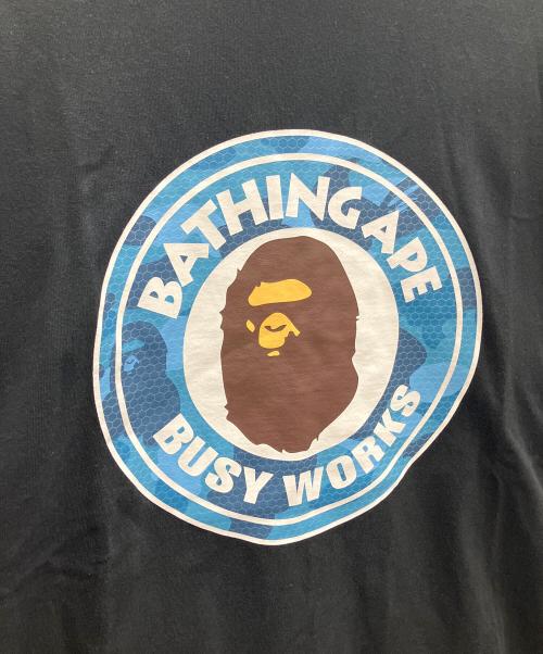 A BATHING APE（アベイシングエイプ）A BATHING APE (アベイシングエイプ) 半袖カットソー ブラック サイズ:2XLの古着・服飾アイテム