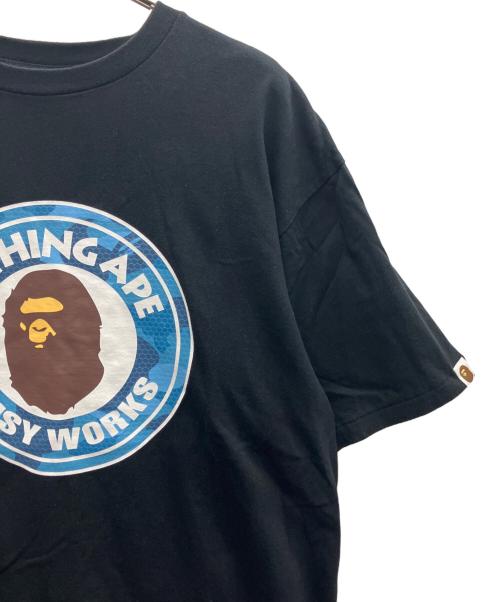A BATHING APE（アベイシングエイプ）A BATHING APE (アベイシングエイプ) 半袖カットソー ブラック サイズ:2XLの古着・服飾アイテム