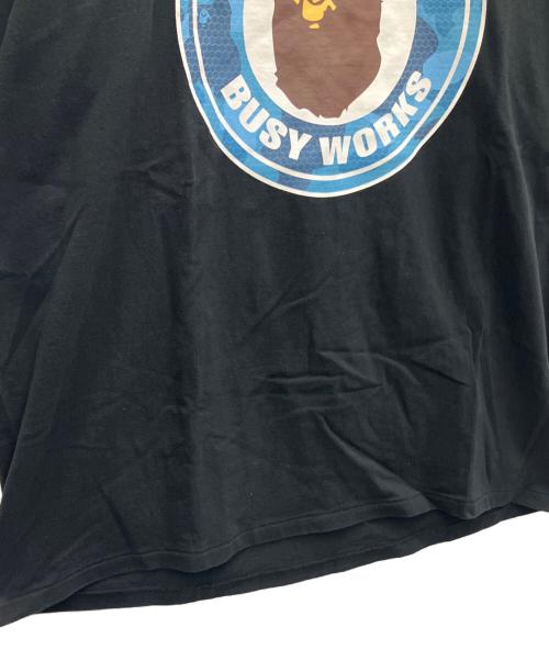 A BATHING APE（アベイシングエイプ）A BATHING APE (アベイシングエイプ) 半袖カットソー ブラック サイズ:2XLの古着・服飾アイテム