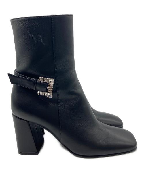 sergio rossi（セルジオロッシ）sergio rossi (セルジオロッシ) サイドジップブーツ ブラック サイズ:SIZE 36の古着・服飾アイテム