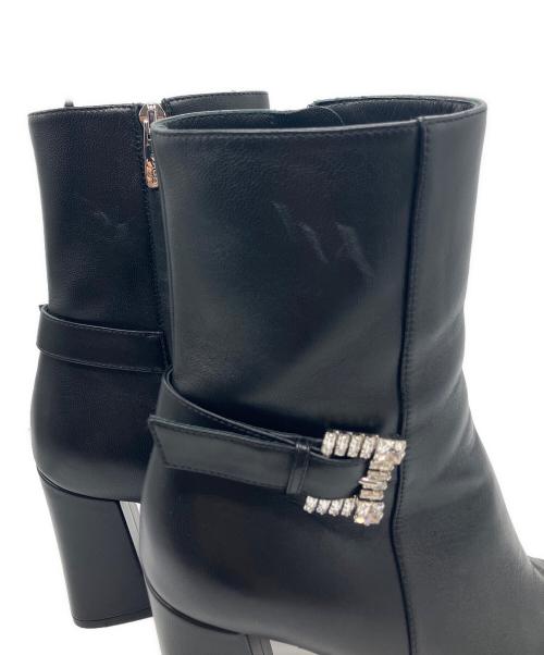 sergio rossi（セルジオロッシ）sergio rossi (セルジオロッシ) サイドジップブーツ ブラック サイズ:SIZE 36の古着・服飾アイテム