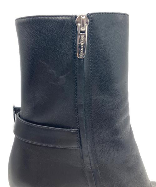sergio rossi（セルジオロッシ）sergio rossi (セルジオロッシ) サイドジップブーツ ブラック サイズ:SIZE 36の古着・服飾アイテム