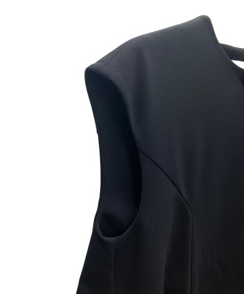 O wau no（オアーノ）O wau no (オアーノ) ジレ ブラック サイズ:Lの古着・服飾アイテム