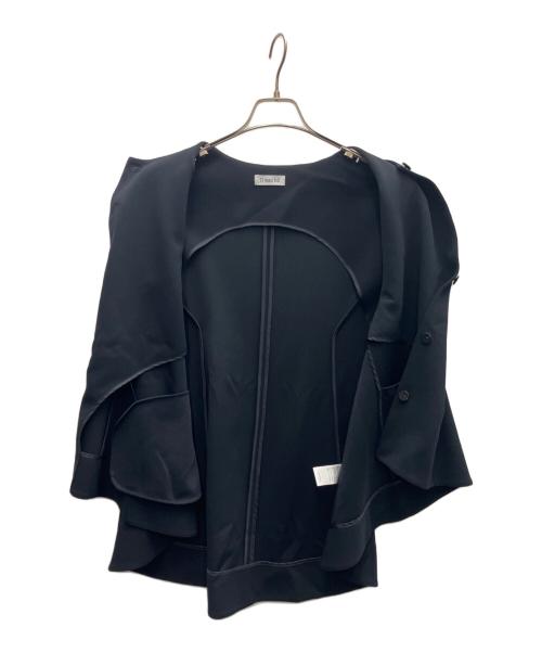 O wau no（オアーノ）O wau no (オアーノ) ジレ ブラック サイズ:Lの古着・服飾アイテム