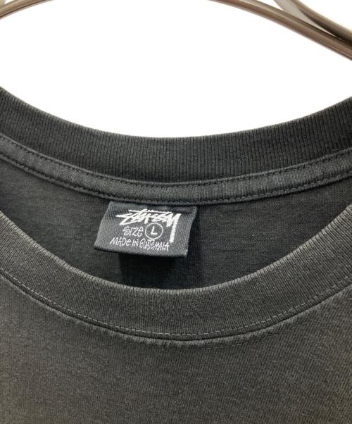 stussy（ステューシー）stussy (ステューシー) 半袖カットソー ブラック サイズ:Lの古着・服飾アイテム