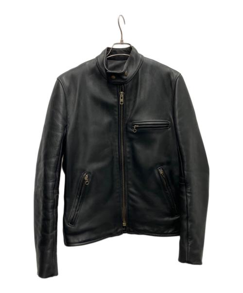 VANSON（バンソン）VANSON (バンソン) シングルライダースジャケット ブラック サイズ:SIZE36の古着・服飾アイテム