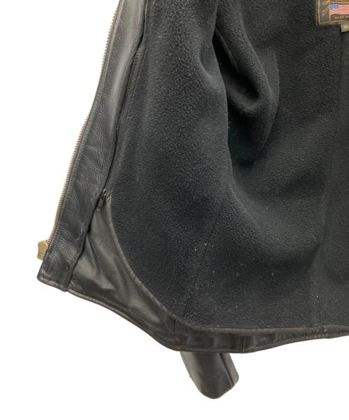 VANSON（バンソン）VANSON (バンソン) シングルライダースジャケット ブラック サイズ:SIZE36の古着・服飾アイテム