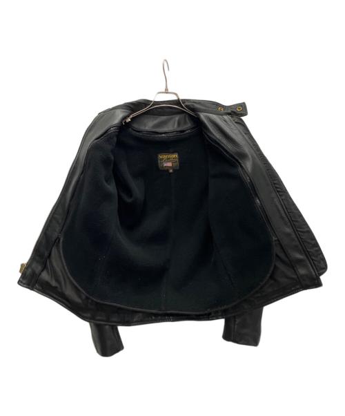 VANSON（バンソン）VANSON (バンソン) シングルライダースジャケット ブラック サイズ:SIZE36の古着・服飾アイテム