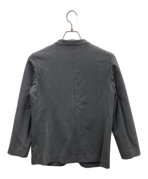 SOEJU（ソージュ）SOEJU (ソージュ) ノーカラージャケット グレー サイズ:Mの古着・服飾アイテム
