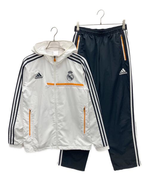 adidas（アディダス）adidas (アディダス) プレゼンテーションスーツ ホワイト サイズ:Mの古着・服飾アイテム