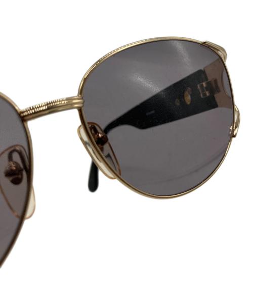 Yves Saint Laurent（イヴサンローラン）Yves Saint Laurent (イヴサンローラン) サングラス ブラック×ゴールドの古着・服飾アイテム