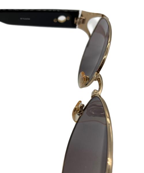 Yves Saint Laurent（イヴサンローラン）Yves Saint Laurent (イヴサンローラン) サングラス ブラック×ゴールドの古着・服飾アイテム