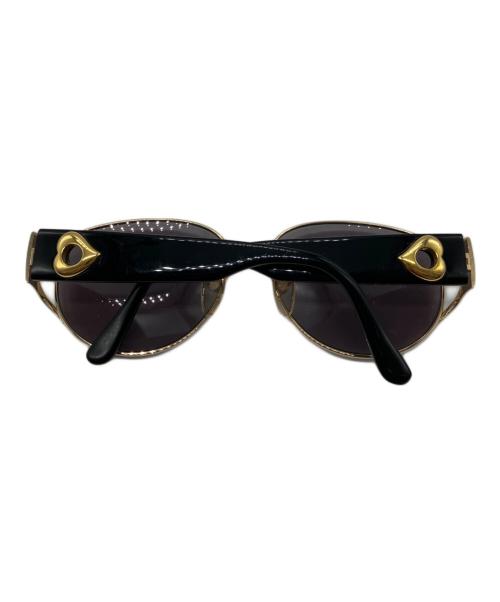 Yves Saint Laurent（イヴサンローラン）Yves Saint Laurent (イヴサンローラン) サングラス ブラック×ゴールドの古着・服飾アイテム