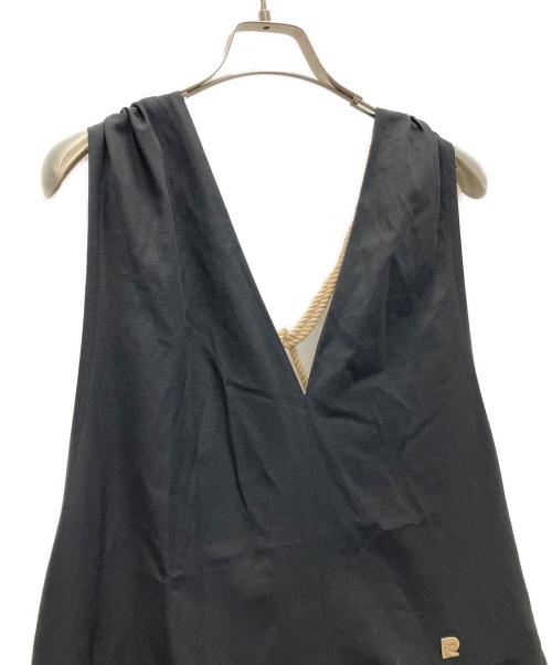 pierre cardin（ピエール・カルダン）pierre cardin (ピエール・カルダン) ノースリーブワンピース ブラック サイズ:SIZE38の古着・服飾アイテム