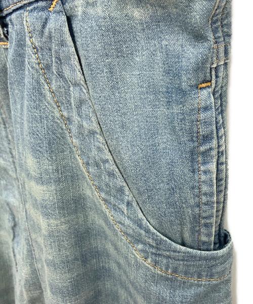 URCH RNA（アールエヌエー）URCH RNA (アールエヌエー) サスペンダーカンガルーパンツ インディゴ サイズ:SIZE Freeの古着・服飾アイテム