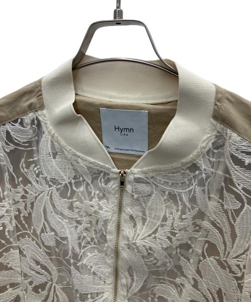 Hymn LIPA（ヒムリパ）Hymn LIPA (ヒムリパ) レース切替MA-1 アイボリー サイズ:F 未使用品の古着・服飾アイテム
