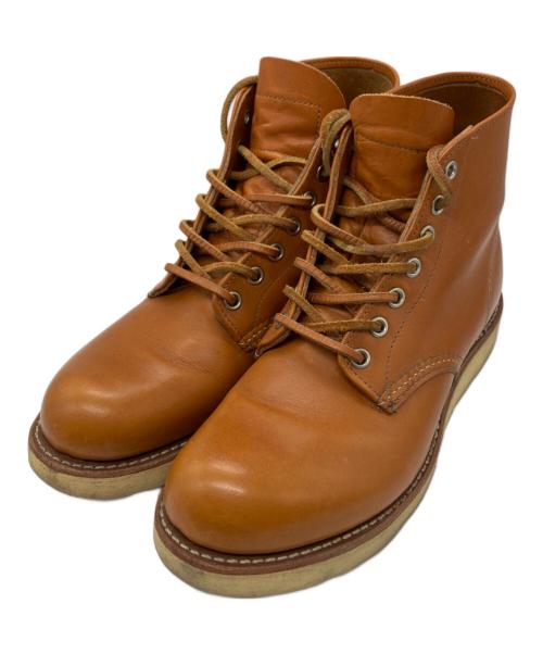 RED WING（レッドウィング）RED WING (レッドウィング) 6inch CLASSIC ROUND TOE ブラウン サイズ:SIZE 24.5cmの古着・服飾アイテム