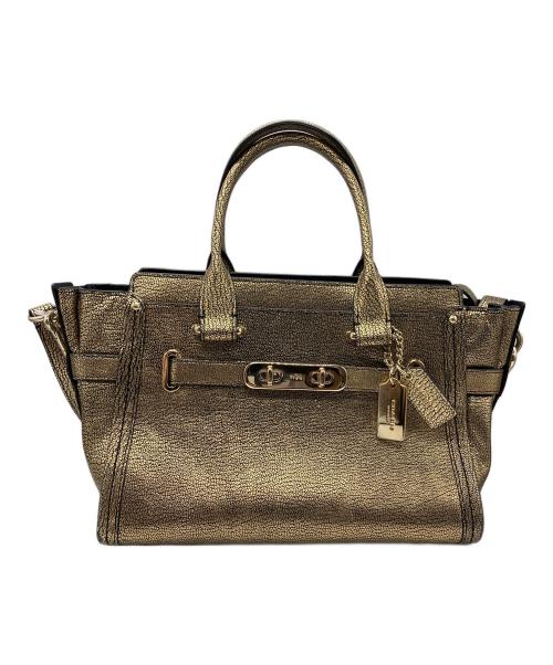 COACH（コーチ）COACH (コーチ) 2WAYバッグ ゴールド サイズ:-の古着・服飾アイテム