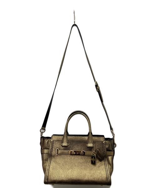 COACH（コーチ）COACH (コーチ) 2WAYバッグ ゴールド サイズ:-の古着・服飾アイテム