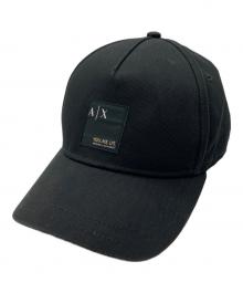 ARMANI EXCHANGE（アルマーニ エクスチェンジ）の古着「キャップ」｜ブラック