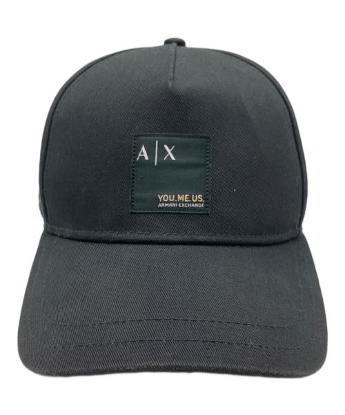 ARMANI EXCHANGE（アルマーニ エクスチェンジ）ARMANI EXCHANGE (アルマーニ エクスチェンジ) キャップ ブラック サイズ:-の古着・服飾アイテム
