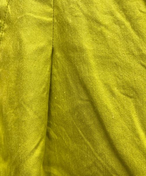 IENA（イエナ）IENA (イエナ) タックパンツ 黄緑 サイズ:SIZE 36の古着・服飾アイテム