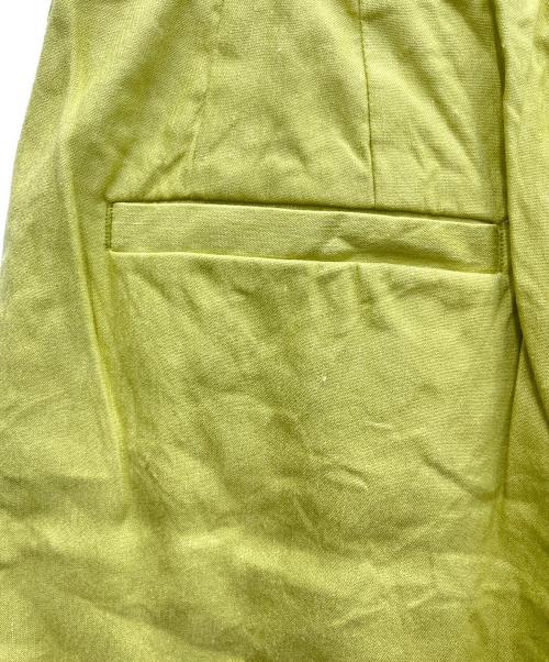 IENA（イエナ）IENA (イエナ) タックパンツ 黄緑 サイズ:SIZE 36の古着・服飾アイテム