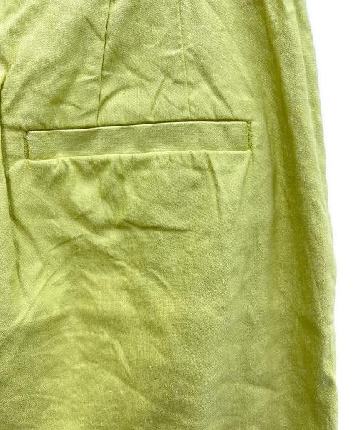 IENA（イエナ）IENA (イエナ) タックパンツ 黄緑 サイズ:SIZE 36の古着・服飾アイテム