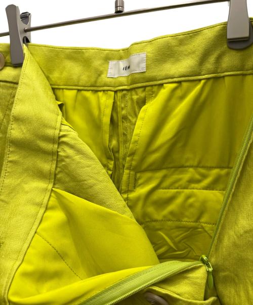 IENA（イエナ）IENA (イエナ) タックパンツ 黄緑 サイズ:SIZE 36の古着・服飾アイテム