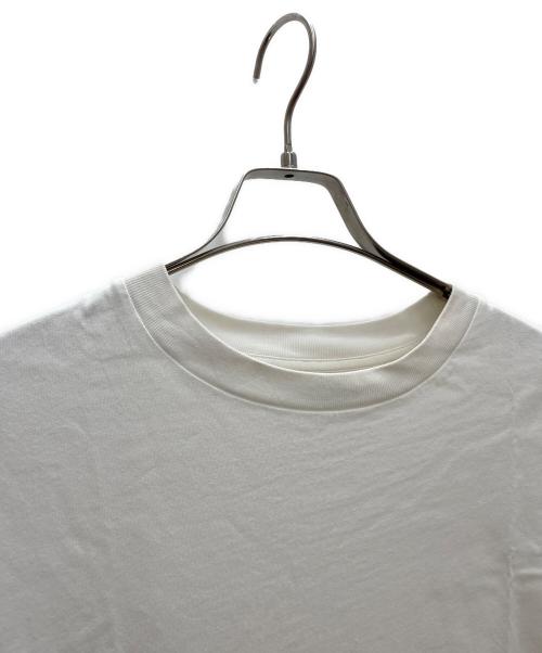 JIL SANDER+（ジルサンダープラス）JIL SANDER+ (ジルサンダープラス) 半袖カットソー ホワイト サイズ:Lの古着・服飾アイテム