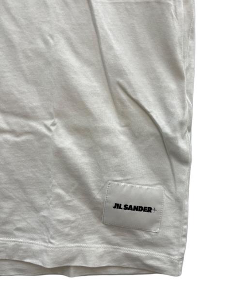 JIL SANDER+（ジルサンダープラス）JIL SANDER+ (ジルサンダープラス) 半袖カットソー ホワイト サイズ:Lの古着・服飾アイテム