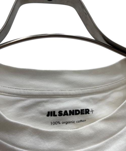 JIL SANDER+（ジルサンダープラス）JIL SANDER+ (ジルサンダープラス) 半袖カットソー ホワイト サイズ:Lの古着・服飾アイテム